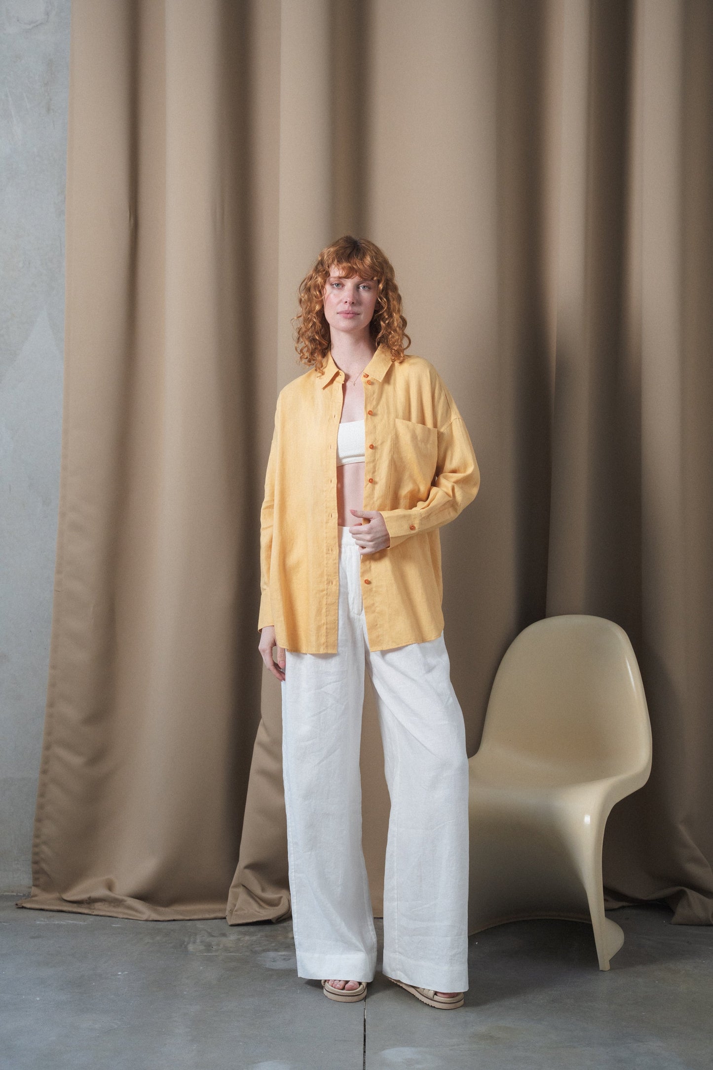 KIRRA BUTTER LINEN SHIRT